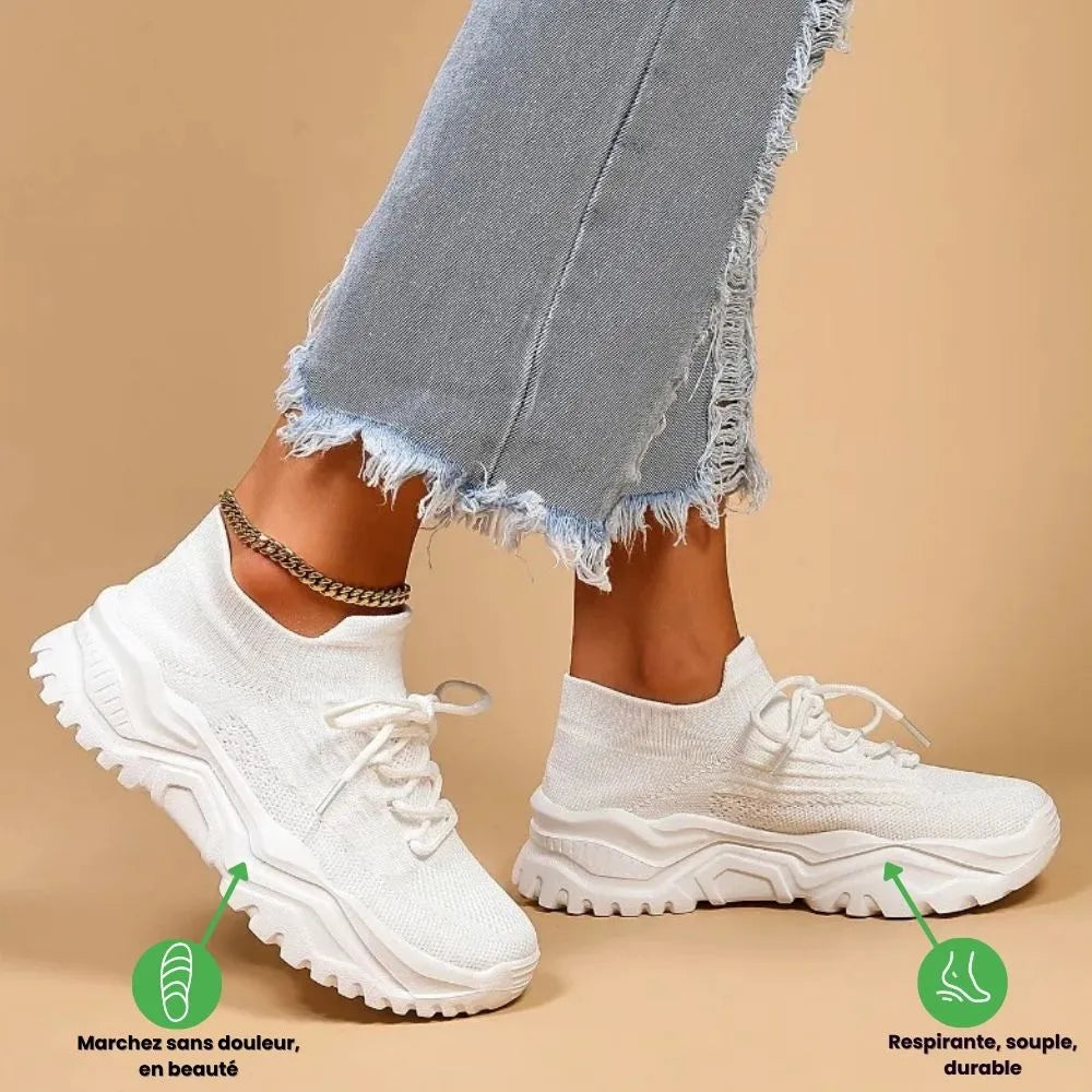 Baskets Femme Orthopédiques Légères Confort Respirantes