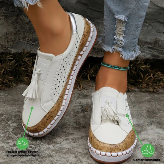 Mocassin Été Femme Ultra Confort Orthopédique Respirant