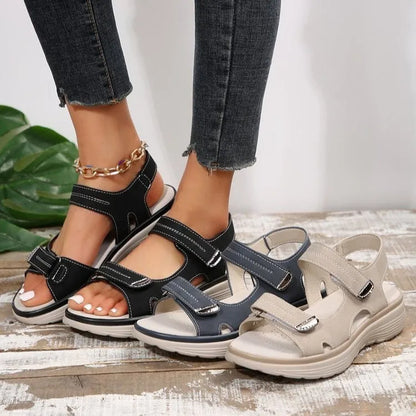 Sandales orthopédiques femme confort – soutien plantaire & élégance ORTHELIA™