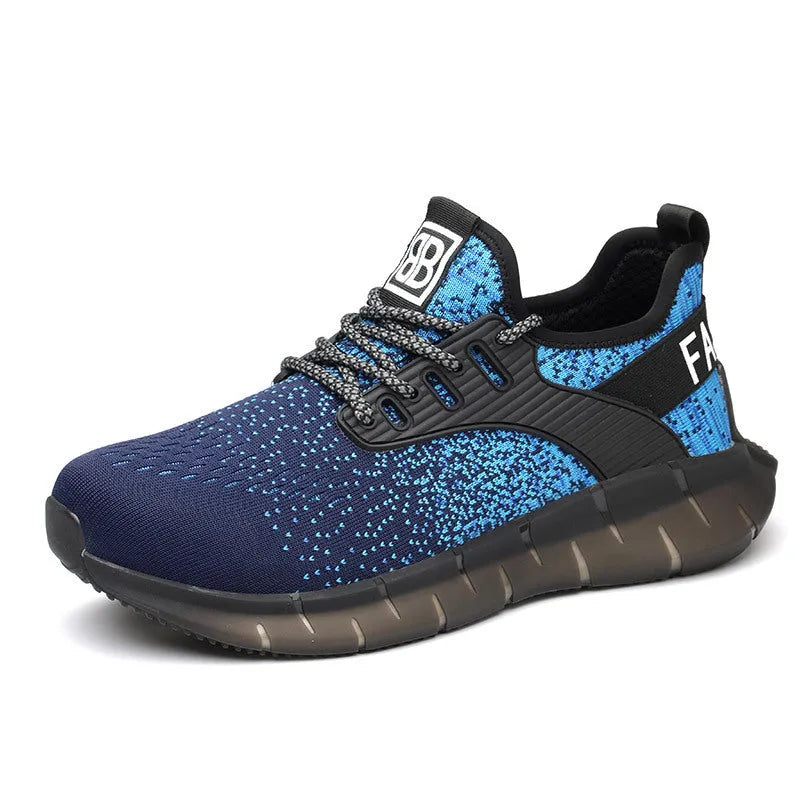 Chaussures de sécurité homme basket respirante embout acier